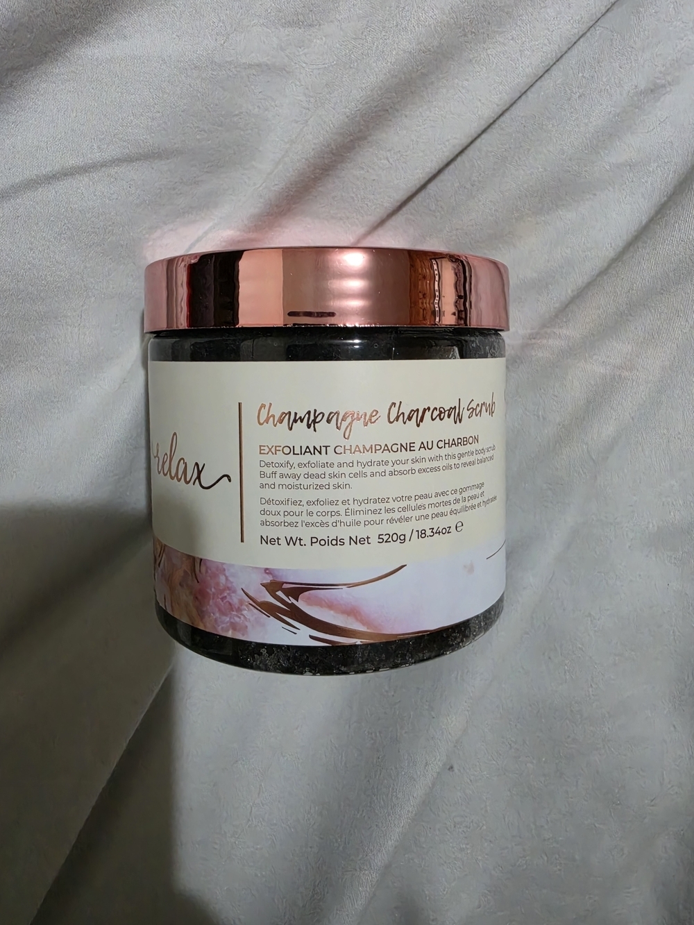 Manna Kadar Champagne Charcoal Scrub